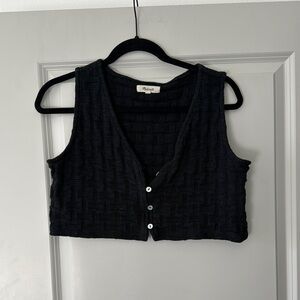 Madewell Button Up Vest
